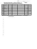 Density Practice - Fill-in Chart