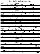 Oboe Major Scales & Arpeggios Oboe Sheet Music