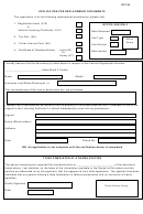 Application Form To Replace A Vehicle Document Rf134