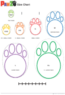 Pawz Dog Shoe Size Chart (japanese)