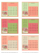 Yearly Calendar Spreadsheet Template