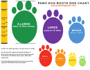 Pawz Dog Boots Size Chart