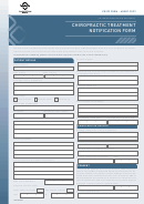 Chiropractic Treatment Notification Form