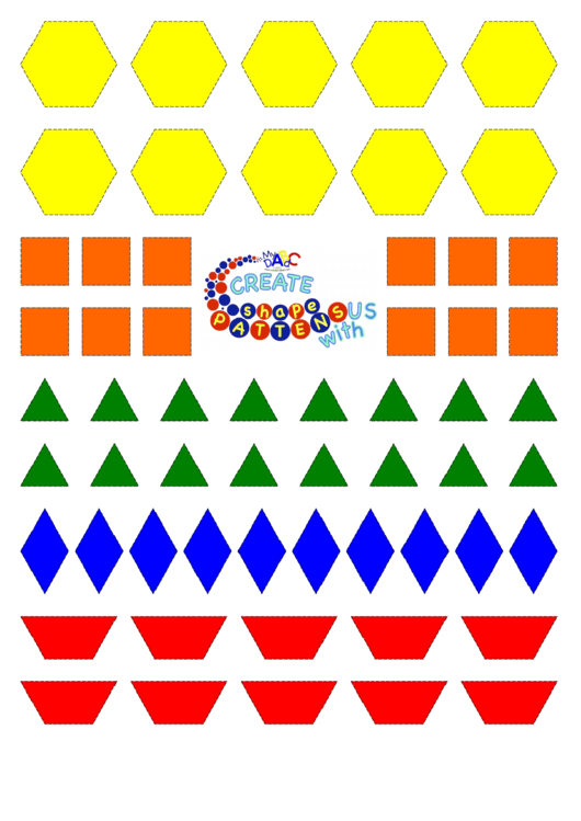 Geometric Shape Templates Printable pdf