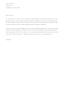 Sample Employment Rejection Letter Template