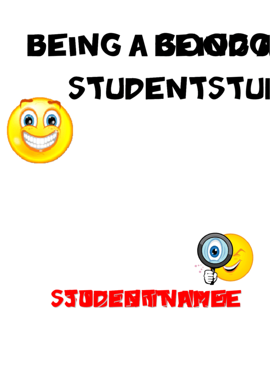 Student All About Me Book Template Printable pdf