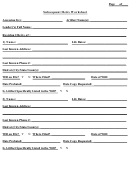 Subsequent Heirs Worksheet