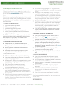 Grant Application Checklist