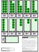 Number Worksheet Template - Green Cube