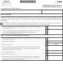 Form 2220-k Draft - Underpayment And Late Payment Of Estimated Income Tax And Llet - 2009