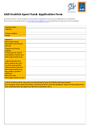Fillable Aldi Scottish Sport Fund: Application Form Printable pdf