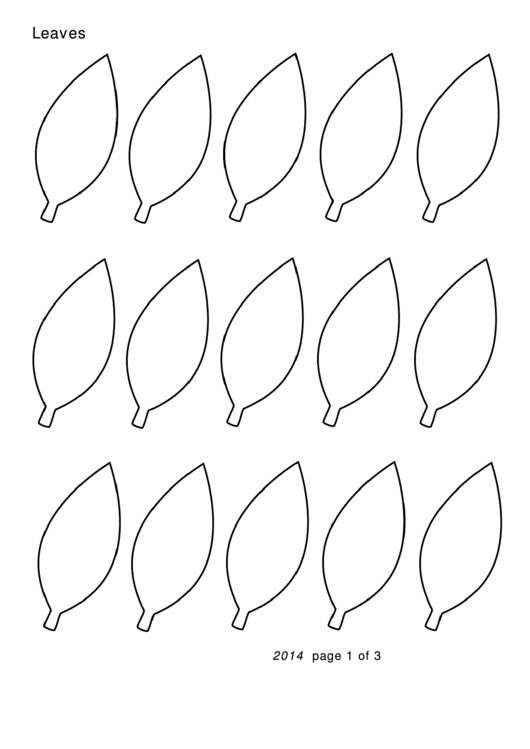 Oval-shaped Leaves