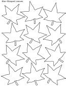 Star-shaped Leaves