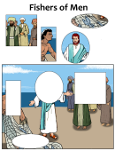 Fishers Of Men Puzzle Template