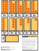 Numbers Worksheet Template - Orange Cube