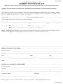 Youth Protection/membership Incident Information Form