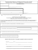 Fillable Certificate Of Assumed Name For Use By Corporations, Limited Partnerships And Limited Liability Companies Printable pdf