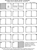 32 Page Picture Book Template - Rough Thumbnails