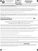 Nh-1040 Instructions - Proprietorship Business Profits Tax Return Printable pdf