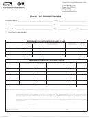 Form 6518 (W0407) - Claim For Reimbursement - Horizon Blue Cross Blue Shield Printable pdf