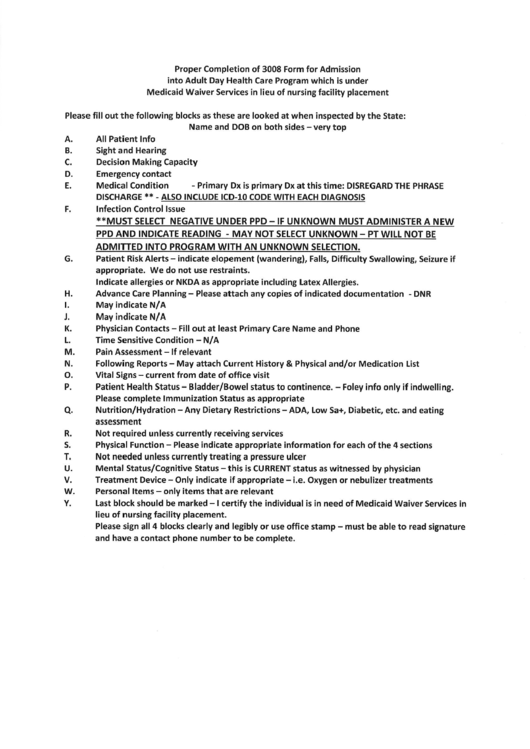 Medical Certification For Medicaid Long-Term Care Services And Patient Transfer Form Printable pdf