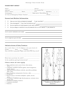 Massage Client Intake And Waiver Form