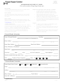 Kappa Kappa Gamma Membership Reference Form