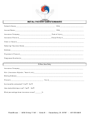 Initial Patient Questionnaire