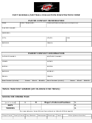 Fury Baseball/softball Evaluation Registration Form