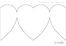 Hearts Paper Chain Template