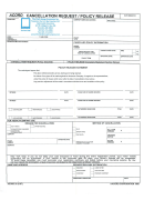 Fillable Cancellation Request Printable Pdf Download