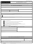 Va Form 22-0810 - Application For Reimbursement Of National Exam Fee