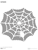 Spider Pumpkin Template