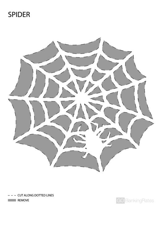 Spider Pumpkin Template Printable pdf