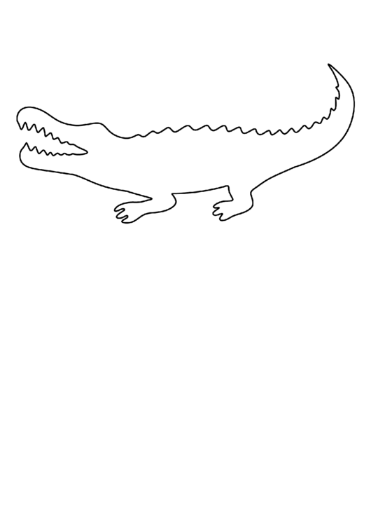 Crocodile Pattern Printable pdf