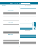 Daily To Do List Template (blue)