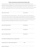 Medical Treatment Authorization And Consent Form