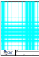 A4 Graph Paper (blue On White)