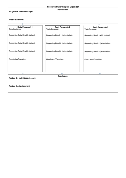 Research Paper Outline Printable pdf