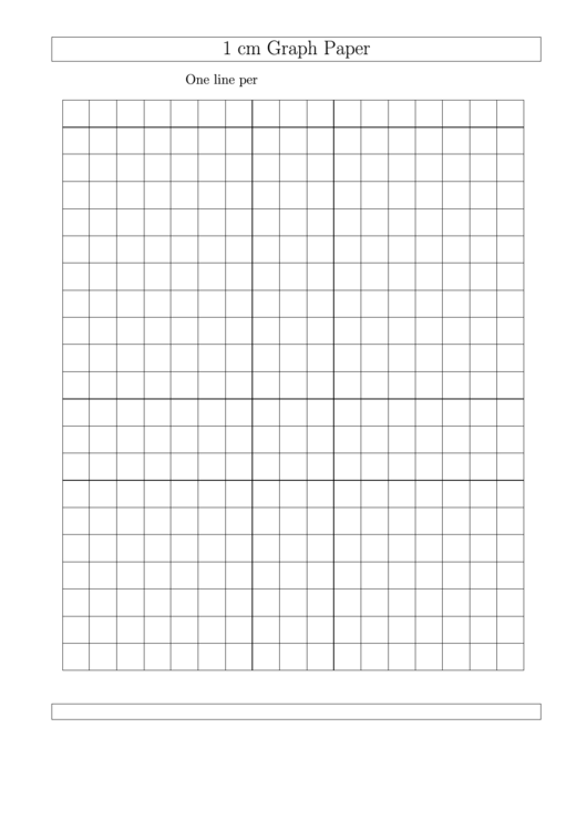 1 Cm Graph Paper With Black Lines Printable pdf
