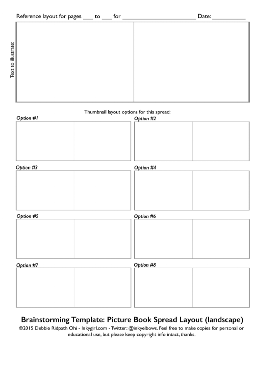 Book Layout Template Printable pdf