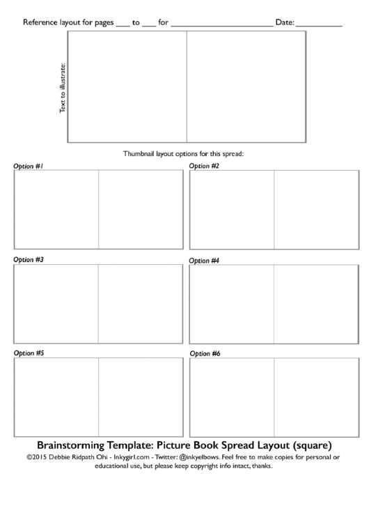 Book Reference Layout Template Printable pdf