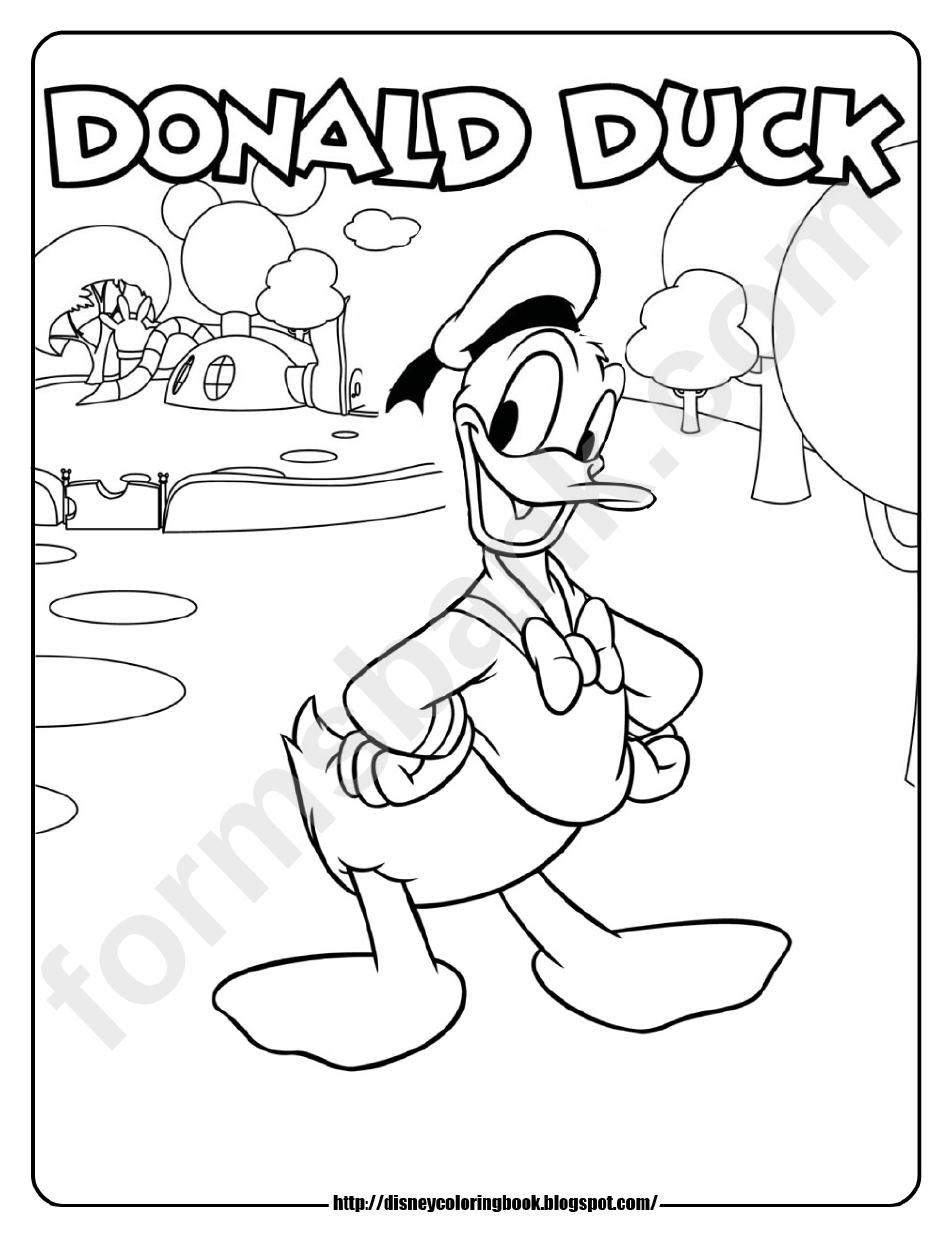 Mickey Mouse Coloring Sheets