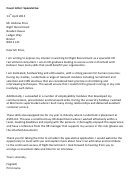 Speculative Sample Cover Letter Template