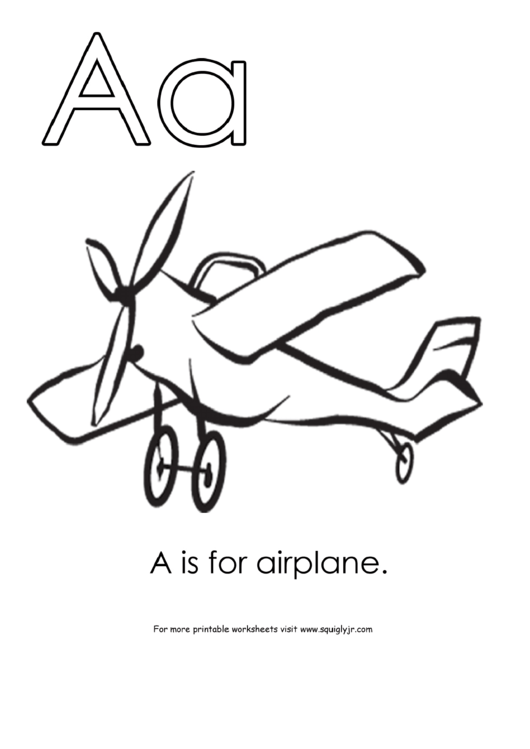 A Is For Airplane