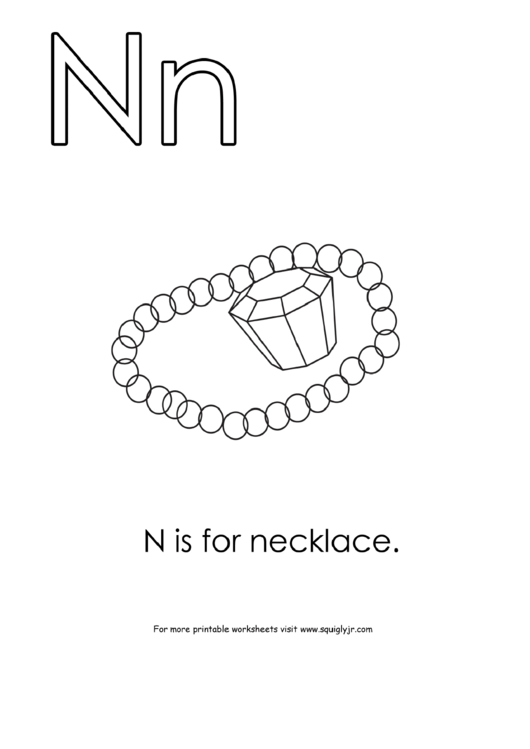N Is For Necklace
