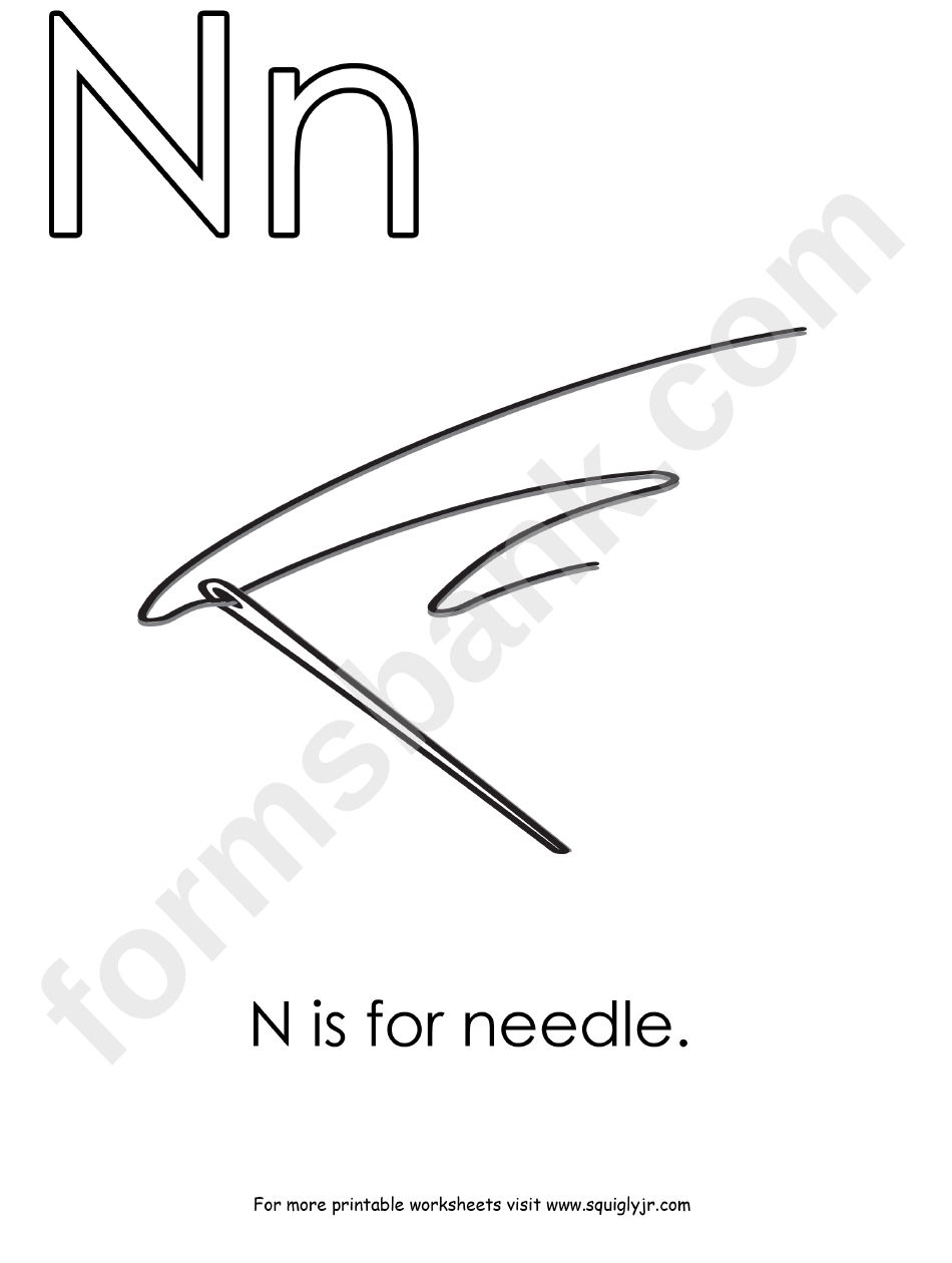 N Is For Needle