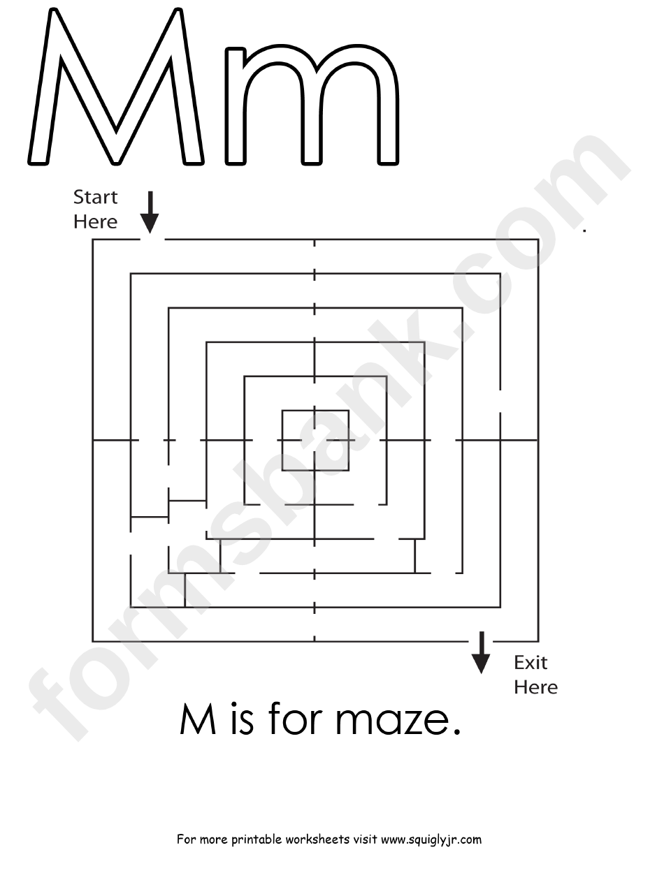 M Is For Maze