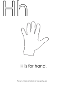H Is For Hand