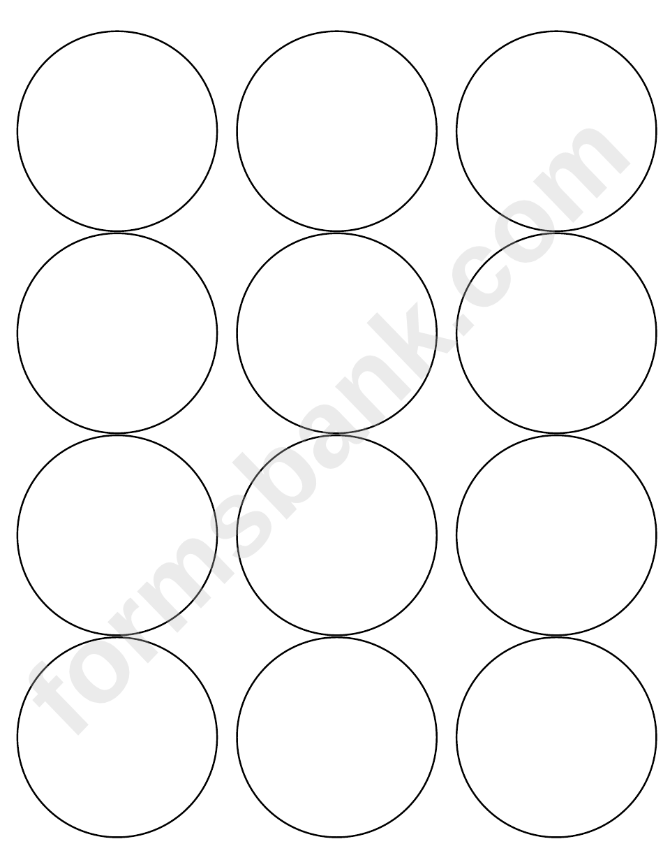 2.5 Inch Round Label Template